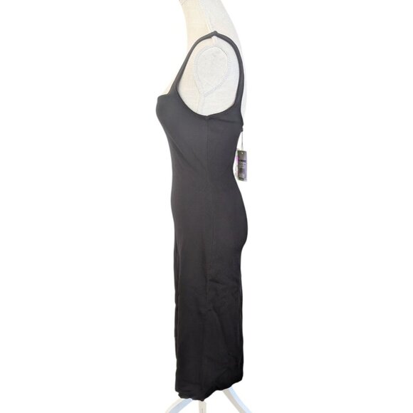Rumored Parisian Black Sleeveless Knit Midi Dress M - Picture 4 of 7
